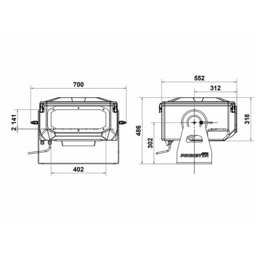 Carcasa full outdoor proyector AF6 (1)