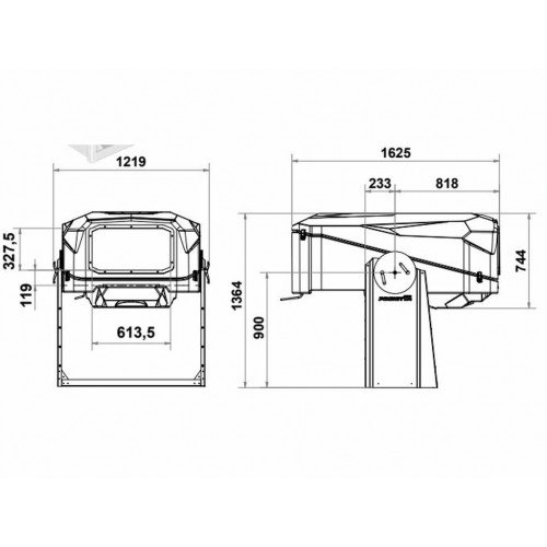 Carcasa full outdoor proyector AF40 (1)