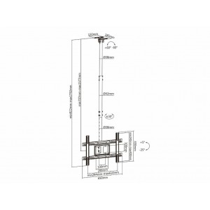 PcCom Essential Soporte para Televisor de 23 a 75 VESA 200x200