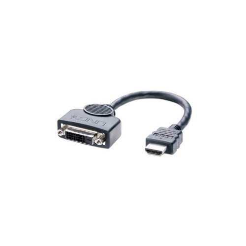 Adaptador Lindy Cable HDMI DVI-D 0,2mM F 41227