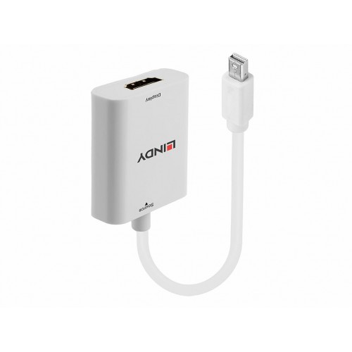 Adaptador Lindy mini dp a HDMI activo  4k 41069