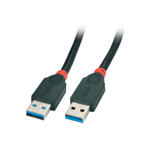 Cable Lindy USB 3.0 a a negro m m 5m 41824