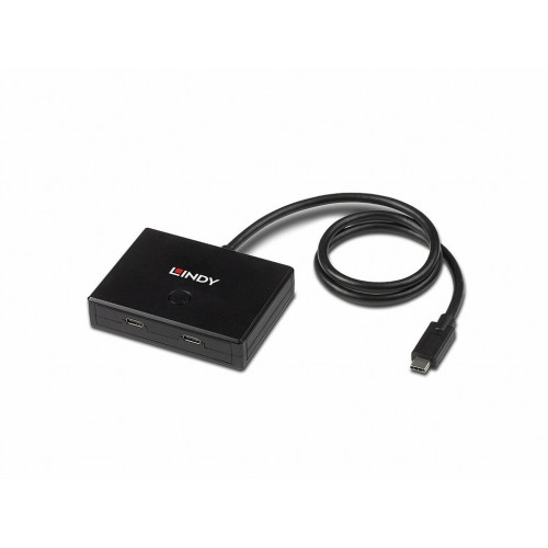 Conmutador USB 3.2 C GEN 1 bidireccional de 2p LINDY 43329