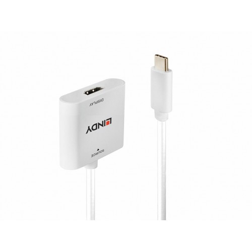 Conversor adaptador USB Tipo C a HDMI 4K60 LINDY 43339