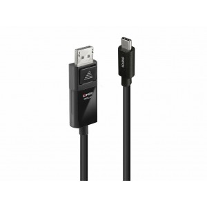 Cable Lindy adaptador USB Tipo C a DP 4K60 con HDR, 3m 43343