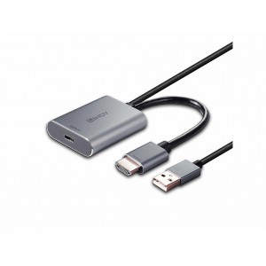 Conversor Lindy de HDMI a USB Tipo C con alimentación USB 43347