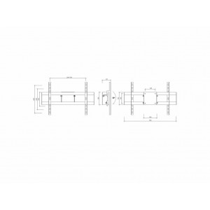 Soporte Pared Inclinable Seristylu Vesa 60X40 SPP75I 2