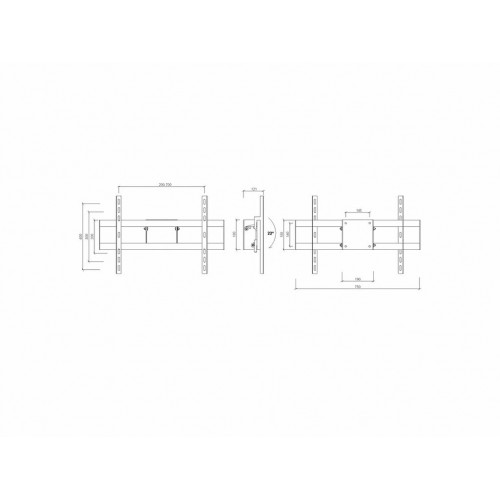 Soporte Pared Inclinable Seristylu Vesa 60X40 SPP75I (1)