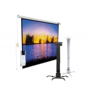 Pantalla Eléctrica Retual 200x200cm 1:1 PERMW2020RF