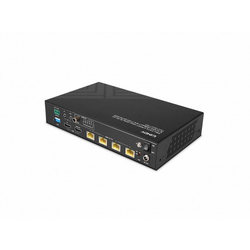 100m Cat.6 4 puertos HDMI 4K60 HDBT Splitter Extender Lindy 38355 (1)