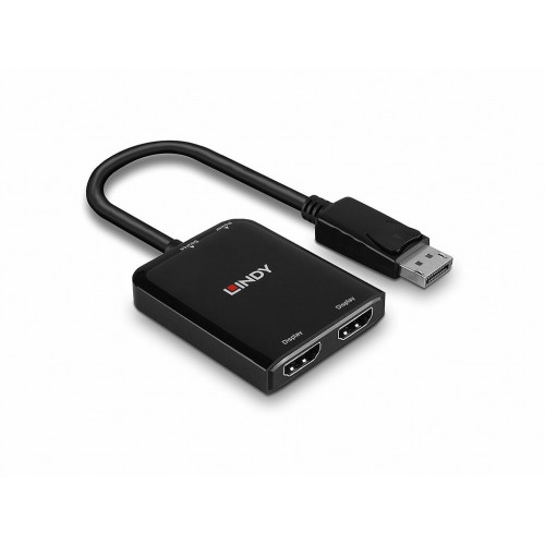 DisplayPort a 2 puertos HDMI MST Hub LINDY 38433 (2)