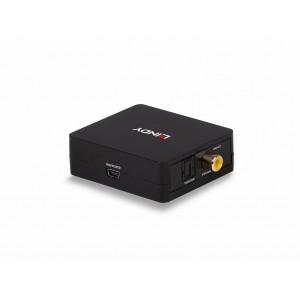Convertidor de audio SPDIF digital de 2 vías LINDY 70457 2