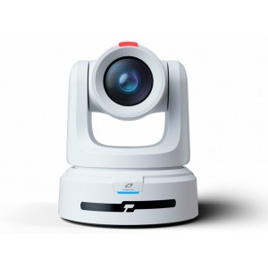 Cámara PTZ 1 1.8” 4K60P, NDI-Hx3 12G-HD-SDI HDMI Fibra, ZOOM X30, Color Blanca Telycam NDITHX90030ABW 2