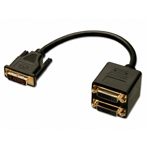 Cable divisor DVI Dual Link, 2 vías LINDY 41215