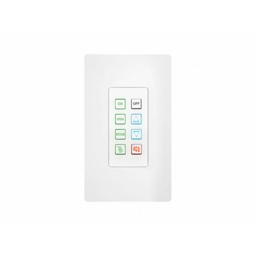 Controlador retroiluminado de 8 botones  blanco 