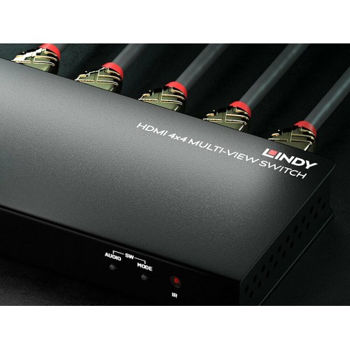 Switch 4 puertos HDMI Multi-View LINDY 38150 (3)