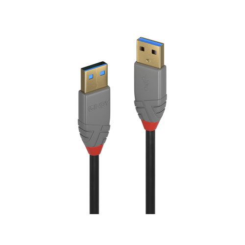 Cable Lindy  0.5m USB 3.2 Type A, 5Gbps, Anthra Line 36750