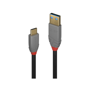 Cable Lindy  0.5m USB 3.1 Type C to A, 5A, Anthra Line 36910