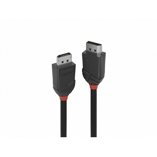 Cable Lindy  0.5m DisplayPort 1.2, Black Line 36490