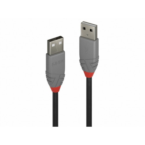 Cable Lindy 2m USB 2.0 tipo A a tipo A ANTHRA. 36693