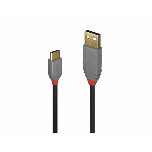 Cable Lindy 3m USB 2.0 tipo C a tipo A ANTHRA LINE. 36888