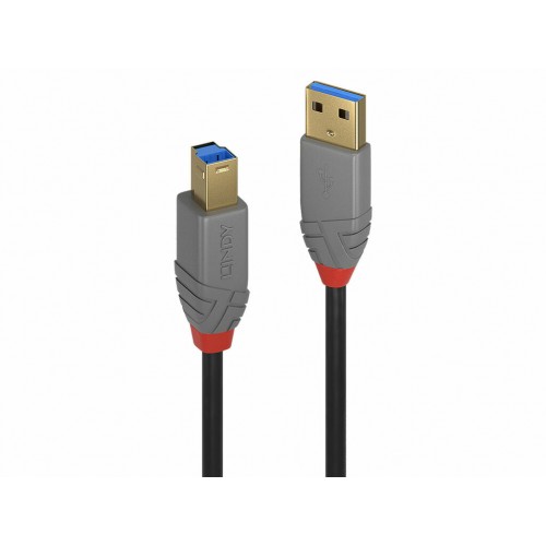 Cable Lindy USB 3.2 tipo A a tipo B 2m 5GBPS. 36742