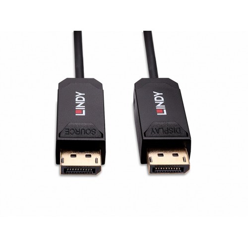 Cable híbrido DisplayPort 2.0 UHBR10 fibra óptica 50m LINDY 38525 (3)