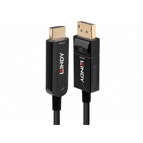 Híbrido híbrido de fibra óptica de 40 m a HDMI 18G Cable Lindy 38493