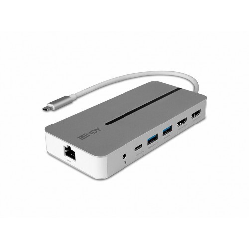 Docking Station USB-C LINDY Doble Monitor 4K