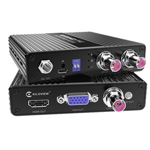 Conversor 3G-HD-SDI a HDMI/VGA/COMPUESTO Kiloview C180
