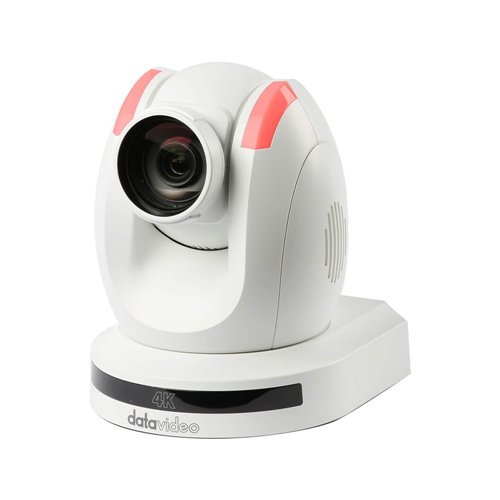 Cámara PTZ Autotracking 4K 60p zoom x 12, salida 12G-HD-SDI, color Blanco Datavideo PTC-285GW