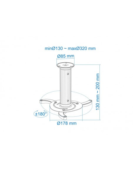 Soporte TooQ PJ1010TN-S (6)