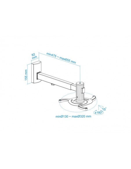 Soporte TooQ PJ4015WTN-S (4)