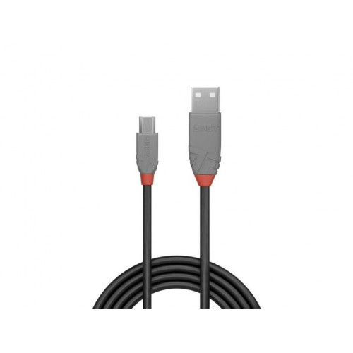 Cable Lindy  1m USB 2.0 Type A to Micro-B, Anthra Line 36732