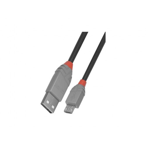 Cable Lindy  1m USB 2.0 Type A to Micro-B, Anthra Line 36732 (1)