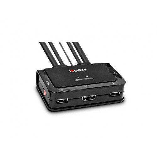 Distribuidor Lindy Mon Tec Rat HDMI compacto USB 2.0 42340