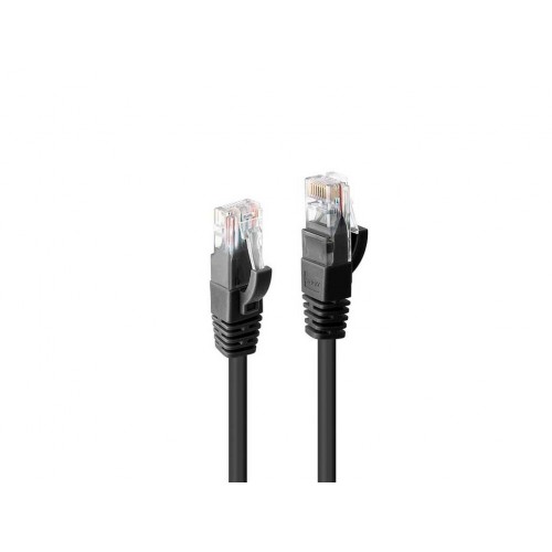 Cable Lindy  1m Cat.6 U UTP Black 48077