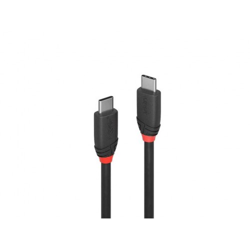 Cable Lindy  0.5m USB 3.2  Type C 3A, Black Line 36905